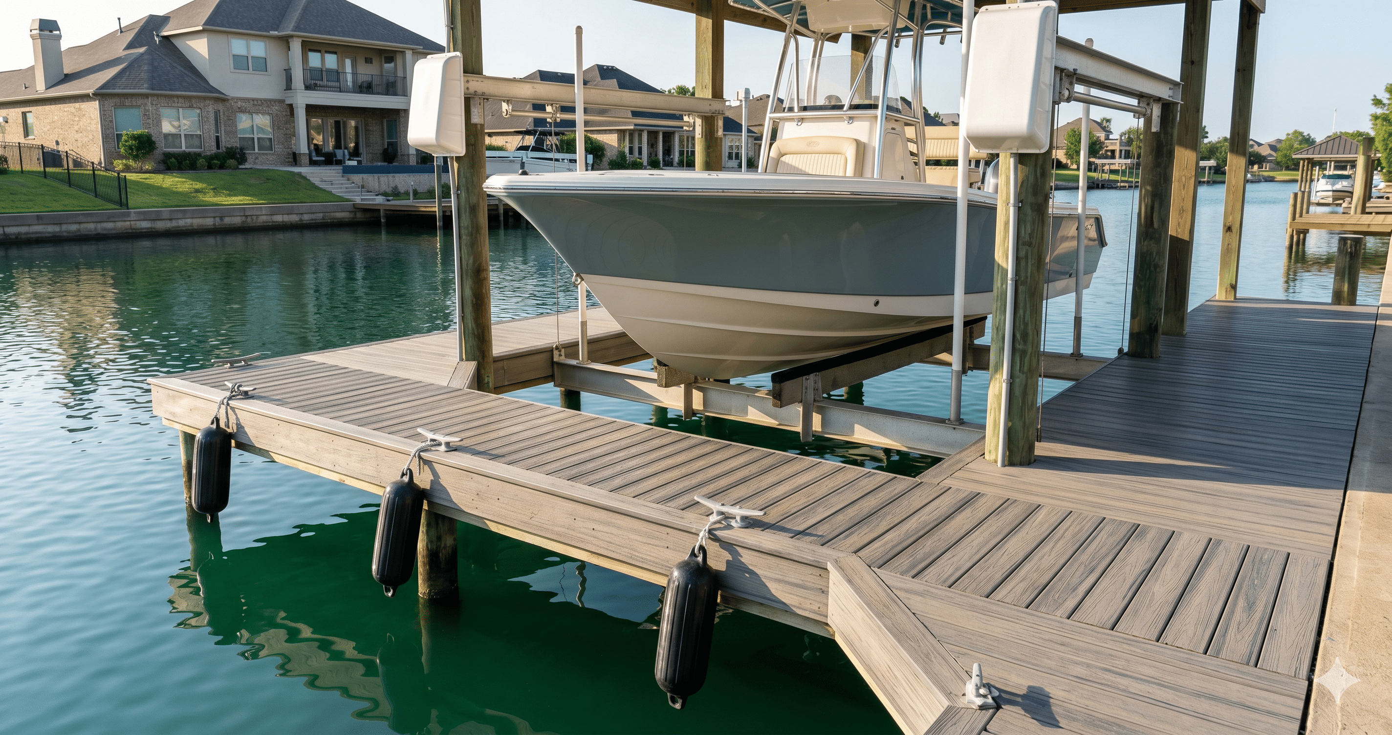 Boat dock boat lift and deep water access guide for waterfront home buyers