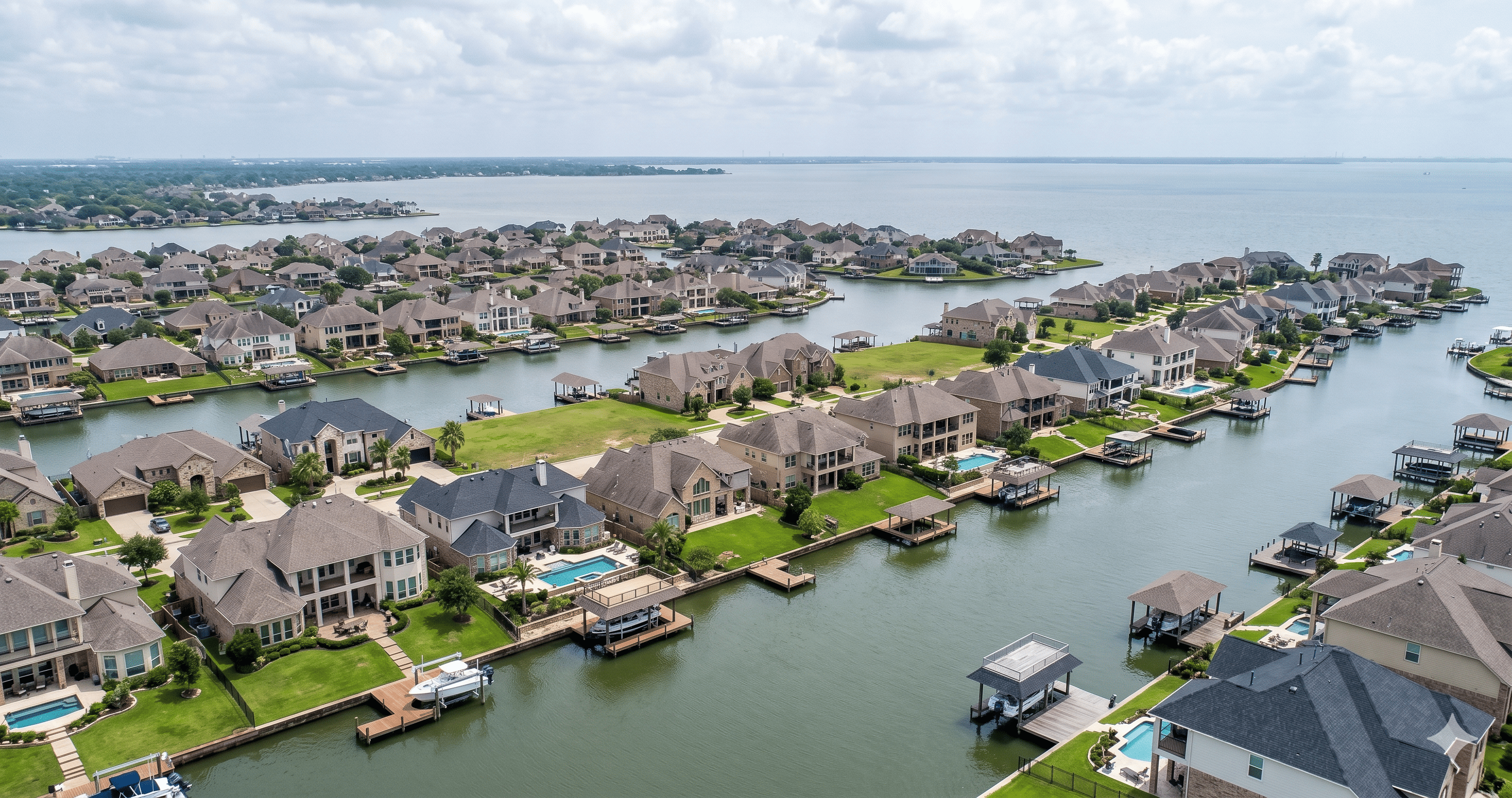 10 waterfront neighborhoods in Clear Lake and League City TX