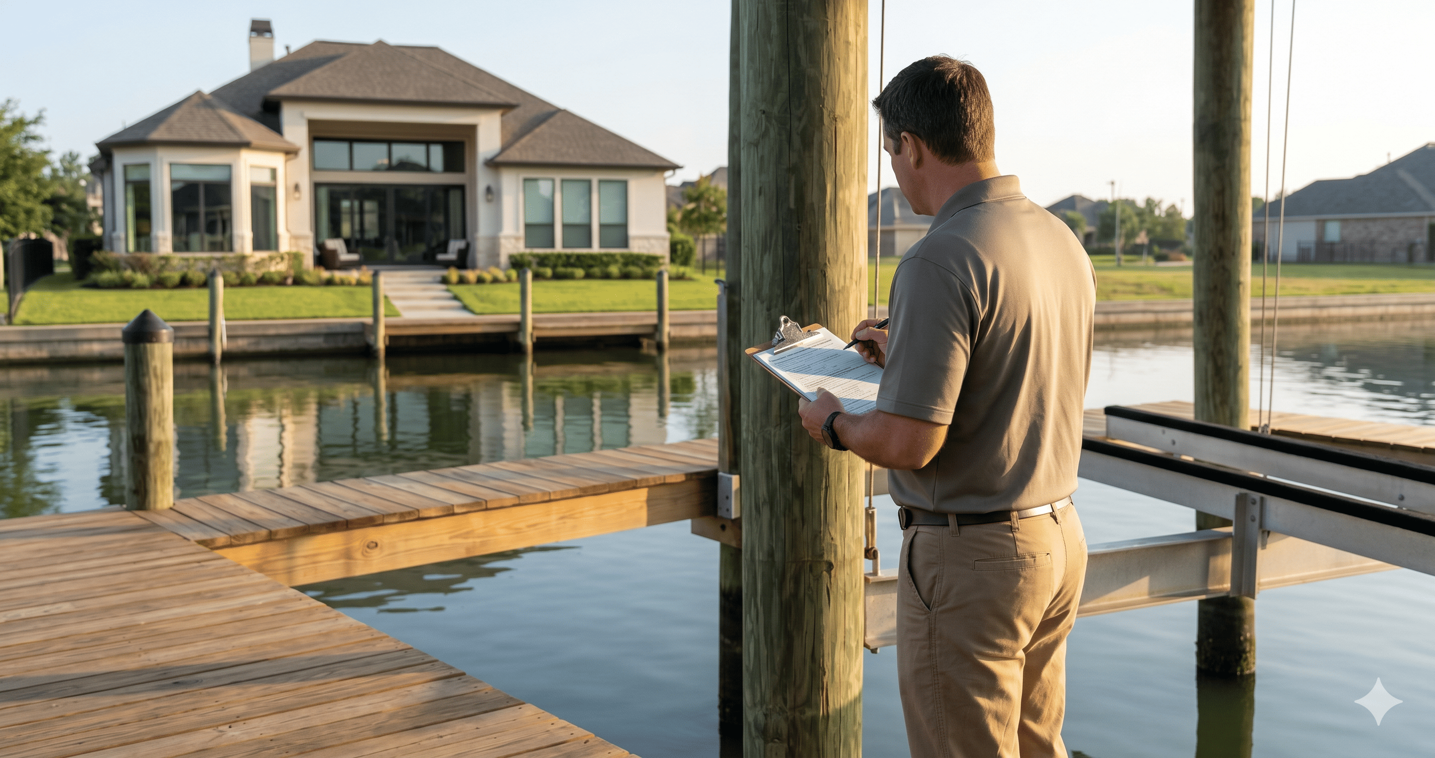 Home inspection checklist for luxury waterfront buyers in Clear Lake TX